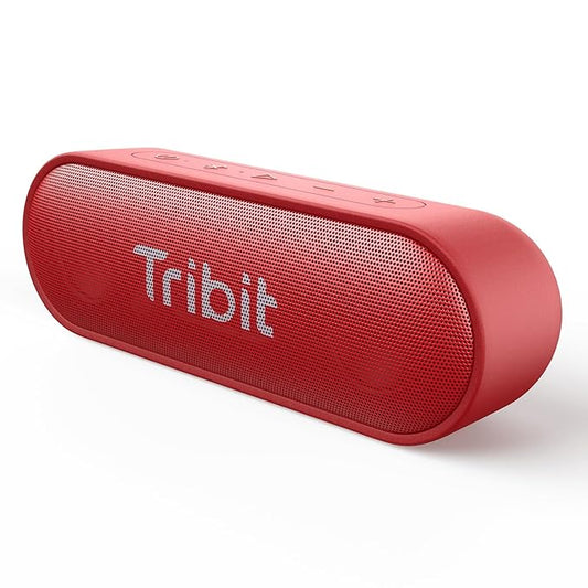 Tribit Updated Version XSound Go Wireless Bluetooth 5.3 Speakers with Loud Stereo Sound & Rich Bass 16W,24H Playtime,150 ft Bluetooth Range (3 color options)