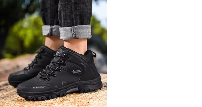 Custom Men's Winter Outdoor Trekking Boots High Quality Non-slip Climbing Hiking Shoes