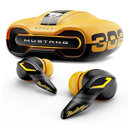 Mustang Torq Wireless in Ear Earbuds with 50H Playtime, App Support, Quad Mic ENC, 45ms Low Latency (3 color options)