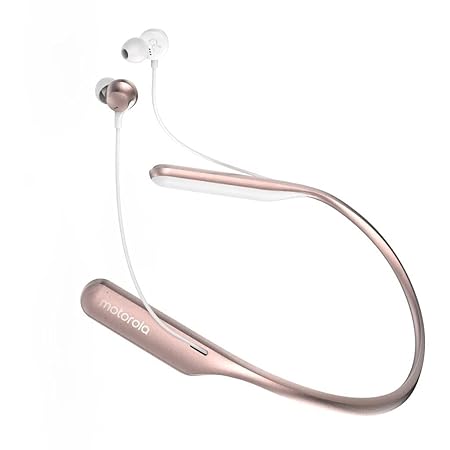 Motorola Ververap 200 Wireless in-Ear Headphones, Compatible with Alexa - Rose Gold