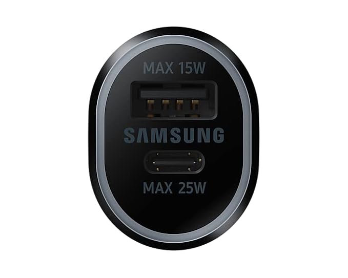 Samsung Original Car Charger Duo (40W, Black)
