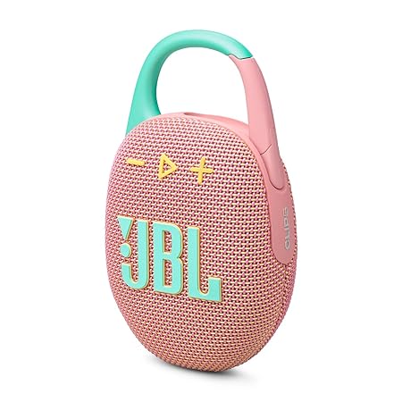 JBL Clip 5, Wireless Ultra Portable Bluetooth Speaker, Pro Sound, 12hrs of Playtime, Integrated Carabiner, Dust & Waterproof, Type C (9 color options)