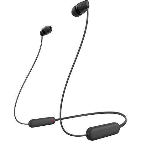 Sony WI-C100 Wireless Headphones with Customizable Equalizer for Deep Bass & 25 Hrs Battery (4 color options)