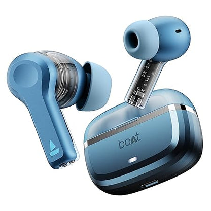 boAt Nirvana Space, 360º Spatial Audio, Active Noise Cancellation (~32dB), 100Hrs Battery, v5.3 Bluetooth Earbuds (5 Color options)