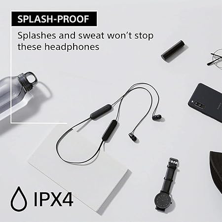 Sony WI-C100 Wireless Headphones with Customizable Equalizer for Deep Bass & 25 Hrs Battery (4 color options)