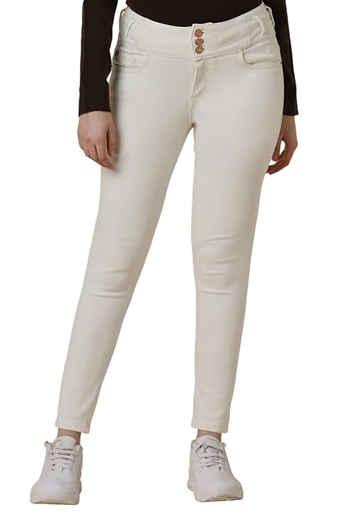 Allen Solly Women High Rise Regular Fit Jeans