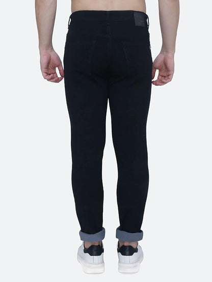 Awack Strechable Denim Regular Fit Mid Waist Light Weight Soft Feel Stretchable Denim Jeans Pant for Men
