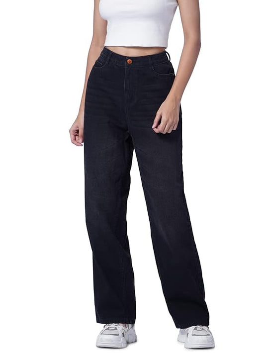 ONLY Women's Loose High Rise Jeans