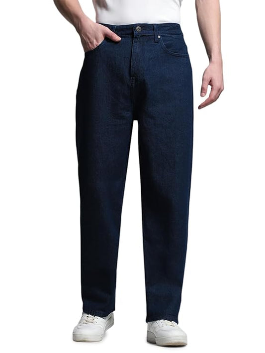 JACK & JONES Men's Mid Rise Loose Jeans