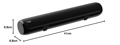 boAt Aavante Bar 610 Bluetooth Soundbar with 25W RMS Signature Sound, 2.0 Channel with Dual Passive Radiators, Upto 7 Hours Playback (Black)