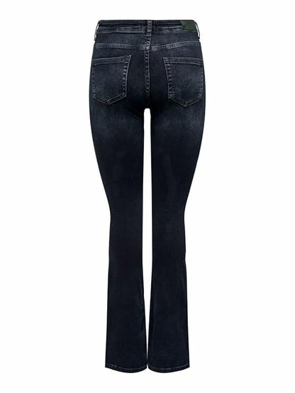 ONLY Flare Fit Ankle Length Cotton Womens Jeans