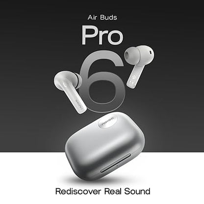 Noise Newly Launched Air Buds Pro 6 in-Ear Truly Wireless Earbuds with Hybrid ANC (up to 49dB) - 3 color options
