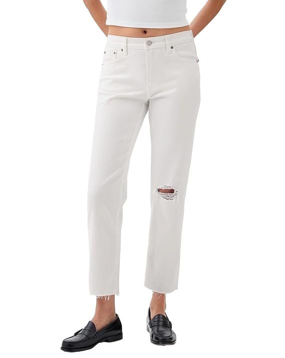 GAP Women’s Straight Fit High Rise Clean Washed Jean