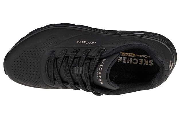 Skechers Women Uno Stand On Air Sneakers (Black)