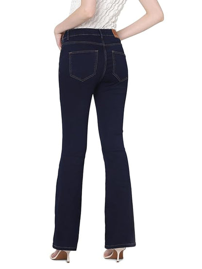 VERO MODA Women Mid Rise Bootcut Stretchable Jeans