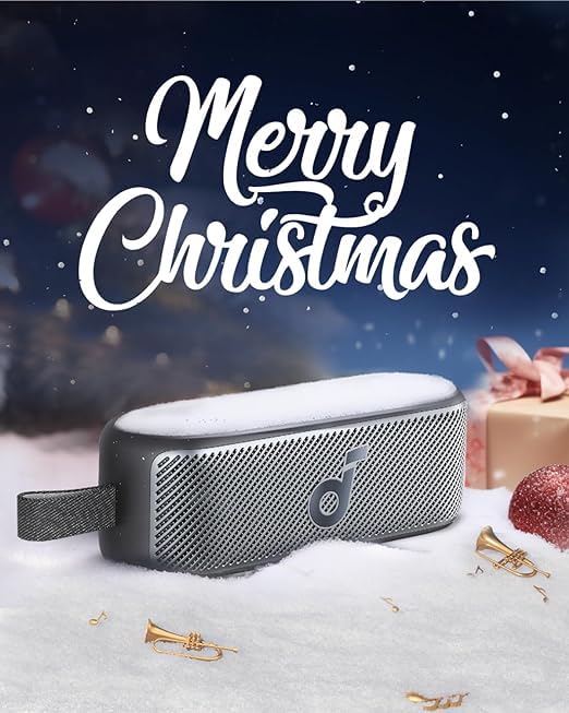 soundcore by Anker Motion 100 Portable Speaker, Bluetooth Speaker with Wireless Hi-Res, Customizable EQ, and IPX7 (Grey)