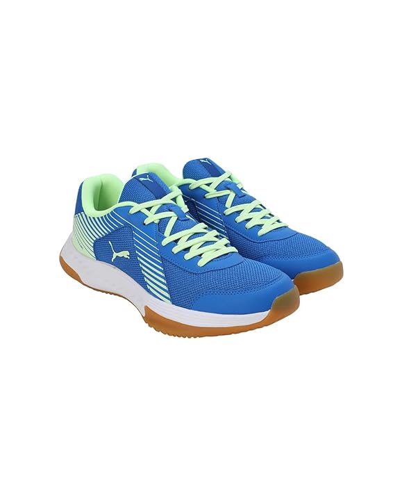 Puma Unisex Adult Badminton Smash Sprint Tennis Shoe (BLUE)