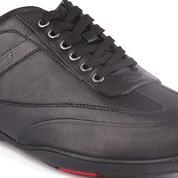 Red Chief Casual Sneaker Shoes for Men (Black)