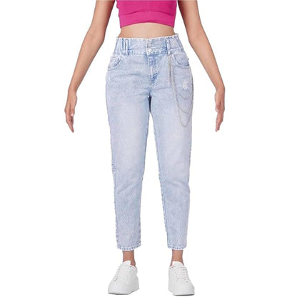 ONLY Regular Fit Ankle Length Cotton Womens Jeans