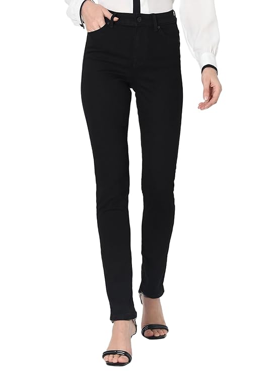 VERO MODA Women's Mid Rise Skinny Jeans