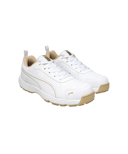 Puma Men Cricket Classicat Cricket Shoe (Gold White)