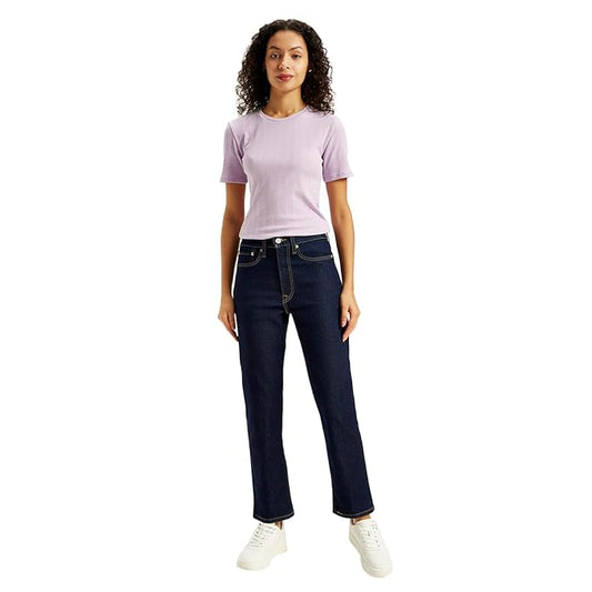 Levi's Women's 724 Mid Rise Wedgie Straight Fit Jeans