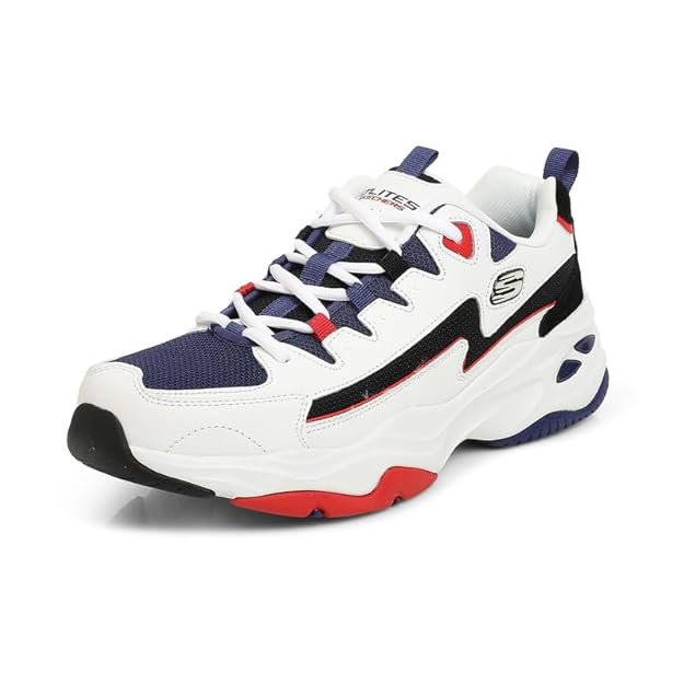 Skechers Men D'Lites 4.0 Energy Code Lace Up Shoe (Multicolor)