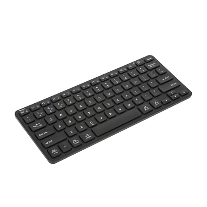 Targus AKB862 Compact Multi-Device Bluetooth® 5.1 Keyboard (Black),DefenseGuard™ Antimicrobial Protection*,Multi-Device connectivity for up to 3 Devices,for Windows/Mac/Android/Laptop/PC/Tablet/Phone