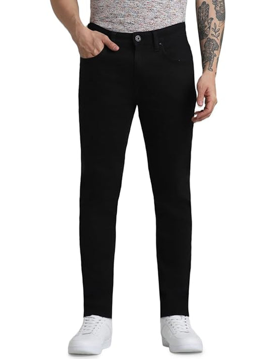 JACK & JONES Men's Regular Fit Mid Rise Jeans
