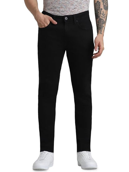 JACK & JONES Men's Regular Fit Mid Rise Jeans