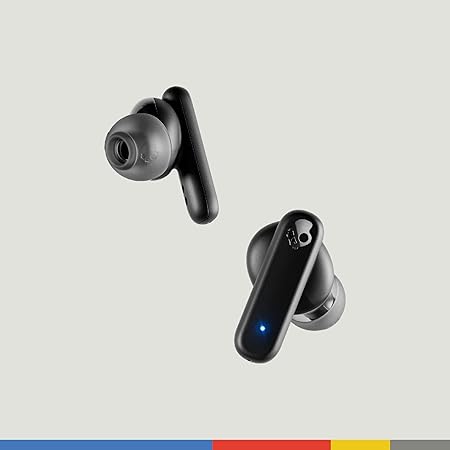 Skullcandy Smokin Buds in-Ear Wireless Earbuds,ENC,Music, Movie &Podcast EQ Modes,20Hr+Rapid Charge (6 Color options)