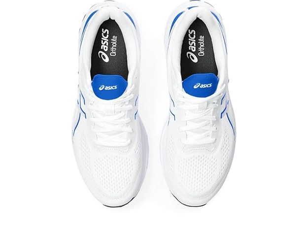 ASICS Men's Gt-1000 12 Running Shoes (White Blue)