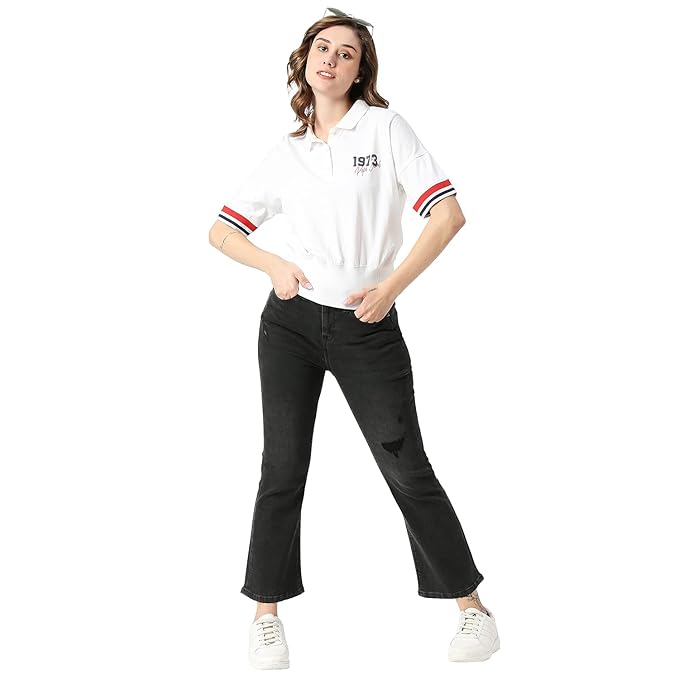 Pepe Jeans Women's High Rise Flare Fit Jeans Black Used