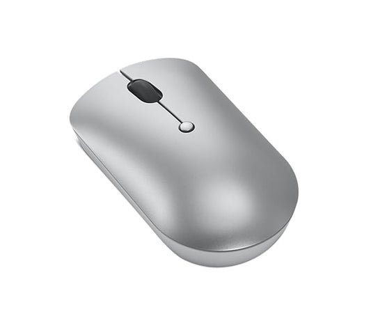 Lenovo 540 USB-C Compact Wireless Mouse (2400 DPI Sensor, 2.4GHz Wireless Nano USB, 4-Button (left click, right click, scroll click, DPI)|Ambidextrous Design| 3 Year Warranty | Cloud Grey)