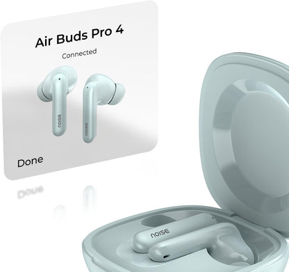 Noise Newly Launched Air Buds Pro 4 in-Ear True Wireless Earbuds, Hybrid ANC (Upto 40dB), 50H of Playtime (4 Color options)