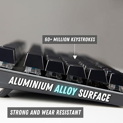 RAPOO V500 PRO Full Size RGB Mechanical USB-A Gaming Keyboard -Spill Resistant, Anti-Ghosting, Conflict Free Design, Compatible with Windows, macOS - Black