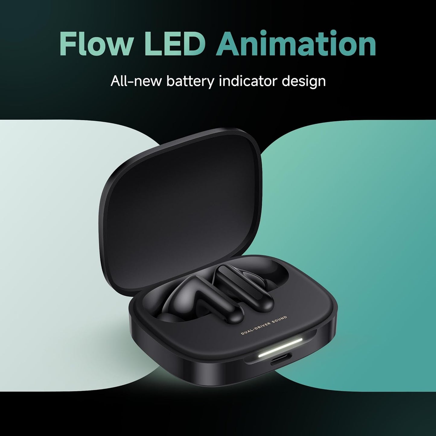 Redmi Buds 6, Dual Driver TWS in Ear Earbuds, 49dB Hybrid Active Noise Cancellation, 42 Hrs Playtime (3 color options)