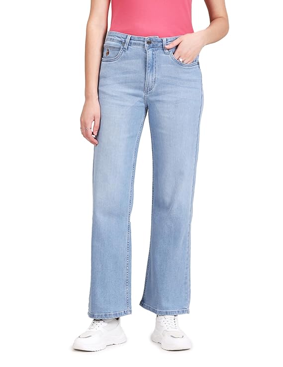 U.S. POLO ASSN. Women's Loose High Rise Jeans