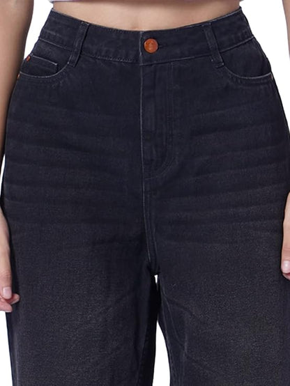 ONLY Women's Loose High Rise Jeans