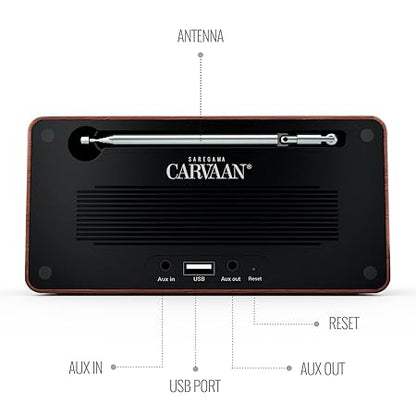 Carvaan Saregama Mini+ (Plus) Portable Music Player with 1000 Preloaded Songs, 10 Watt Speaker (3 color options)