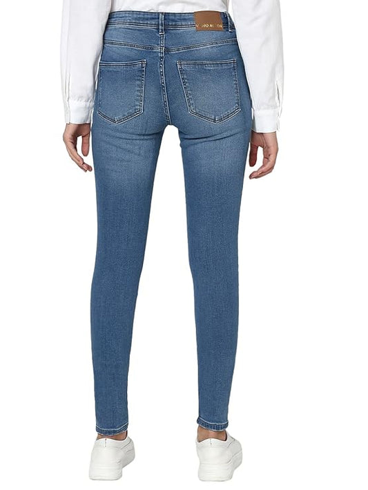 VERO MODA Women High Rise Skinny Fit Light Fade Stretchable Jeans