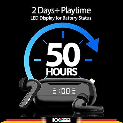 Blaupunkt Newly Launched BTW300 Moksha+ True ANC in Ear Earbuds (Black)