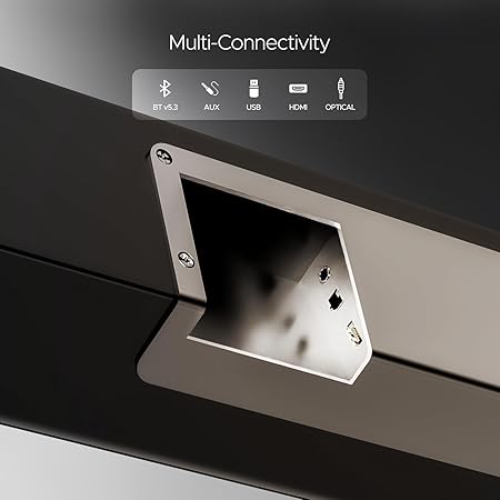 boAt Aavante Bar Orion Plus Bluetooth 2.1-Channel Soundbar with 160 W Signature Sound, BT v5.3, Multi-Compatibility Midnight Black)