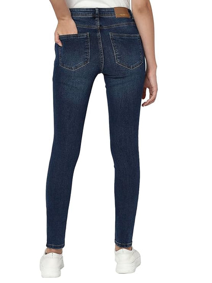 VERO MODA Women High Rise Skinny Fit Light Fade Stretchable Jeans