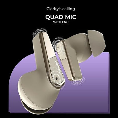 Noise Buds N1 Pro in-Ear Truly Wireless Earbuds with Metallic Finish, ANC(Upto 30dB), 60H of Playtime (4 Color options)