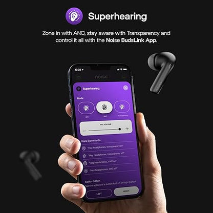 Noise Newly Launched Air Buds 6 in-Ear Bluetooth TWS - AI Enabled Smartbuds, ANC (up to 32db) - 3 color options