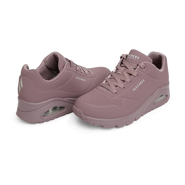 Skechers Women Uno Stand On Air Sneakers (Dark Mauve)