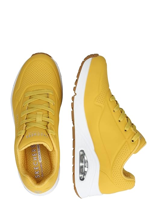Skechers Women Uno Stand On Air Sneakers (Yellow)