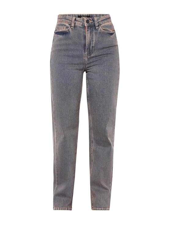 ONLY Women's High Rise Straight Jeans