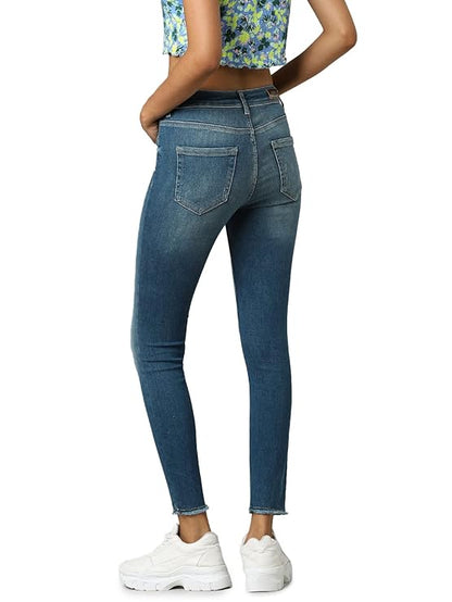 ONLY Women's Mid Rise Skinny Jeans